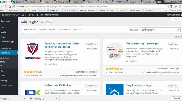 How to install and customize wordpress plugin Contact form 7 смотреть онлайн