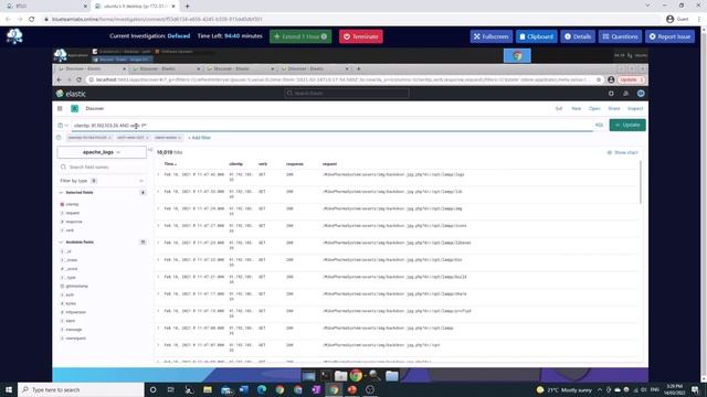 Basic Searching in ELK Kibana SIEM | Blue Team Labs Online "Defaced" смотреть онлайн