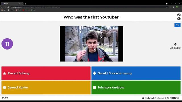 I hosted a Kahoot game... смотреть онлайн