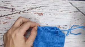 Как сшить две детали изделия с узелковым краем.?