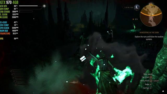 The Witcher 3 - GTX 970 4GB - i5 4590 - High Setting - 1080p смотреть онлайн