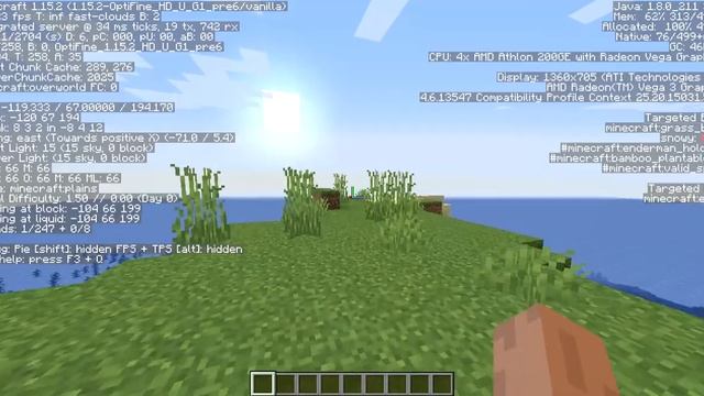 AMD athlon 200GE vega 3/minecraft FPS teste смотреть онлайн