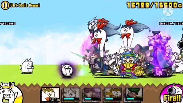 Crazed Cat but with restrictions (Collab Units Only) - The Battle Cats смотреть онлайн