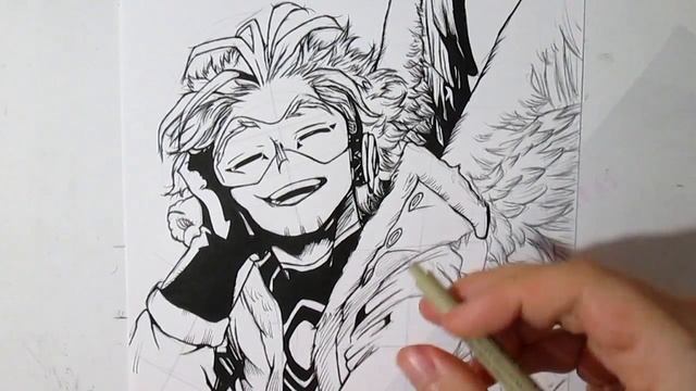 Speed Drawing Hawks || My Hero Academia смотреть онлайн