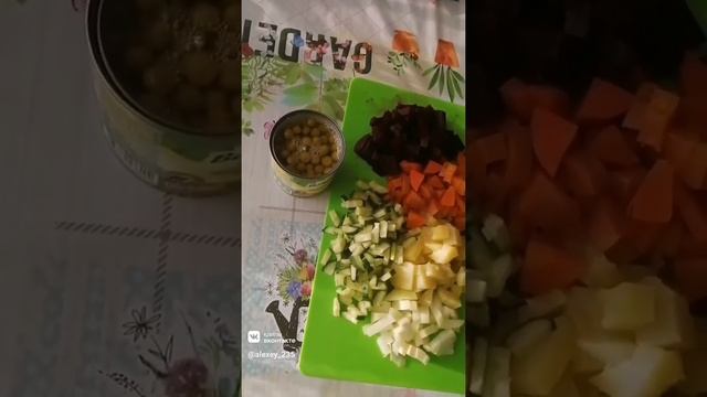 Салат "винегрет". смотреть онлайн