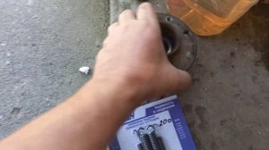 Снятие и установка задней ступицы Lada Kalina