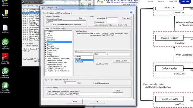 PostTrans XML API for Sage 50 Export Data смотреть онлайн