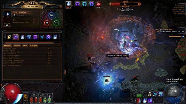 Path of Exile: Oak Cruel in 5 seconds with Lightning Tendrils & Herald of Thunder смотреть онлайн