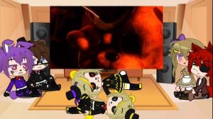 FNaF 1 react to Slasher||Song by:@SoundOfTheAviators ||SFM:@XenoSFM ||ENG/RUS||