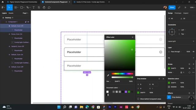 Create Variants with Multiple Properties in Figma смотреть онлайн