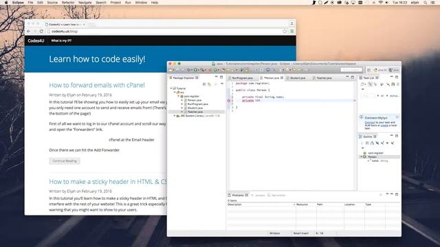 Java - Object Oriented Programming Basics смотреть онлайн