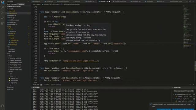 Go lang Back End : User Authentication ---- Signup and password Encryption смотреть онлайн