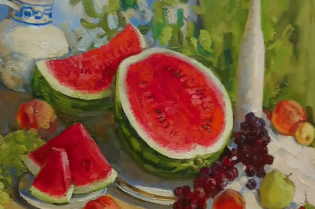 Дыни и арбузы ? выставка Галины Ремезовой в галерее Главный проспект, Екатеринбург, май - июнь 2022 смотреть онлайн