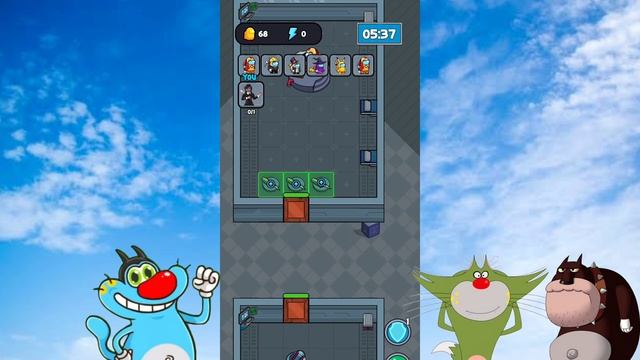 ?Oggy becomes monster killer in space survivor Game | With Jack | Oggy Game смотреть онлайн