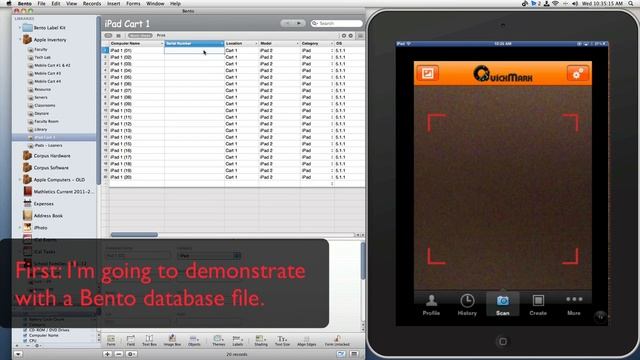 QuickMark: Your iOS device as an inventory barcode scanner. смотреть онлайн