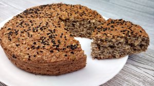 Мой любимый овсяный пирог-для похудения)))Заменила муку и сахар на полезные ингредиенты!Без муки