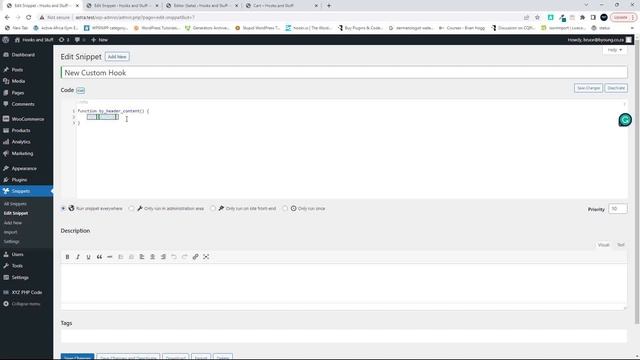Add custom content using action hooks in the WordPress 2022 default theme - no template editing смотреть онлайн