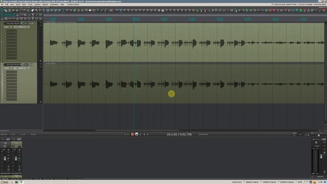 Creating Double Track Guitars from Mono Recording in Reaper смотреть онлайн