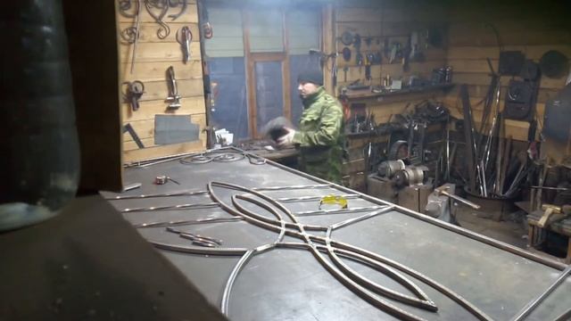 КОВАНЫЙ ЗАБОР своими руками ЗА 15 МИНУТ!!!! смотреть онлайн