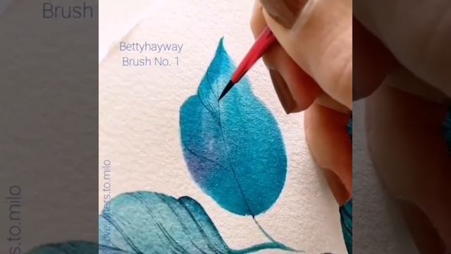 Drawing for Beginners Watercolor Sketch #40 Leaves смотреть онлайн