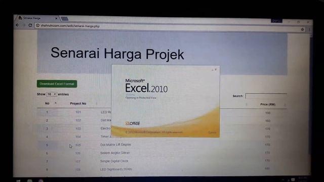 PHPExcel, Export data to Excel смотреть онлайн