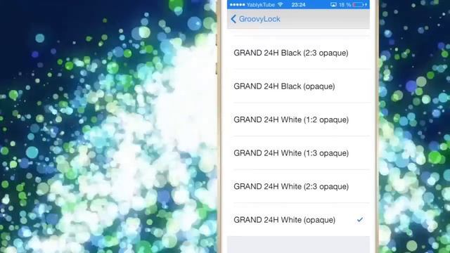 Как добавить большие часы на экран блокировки iOS 7 с твиком Grand LS смотреть онлайн