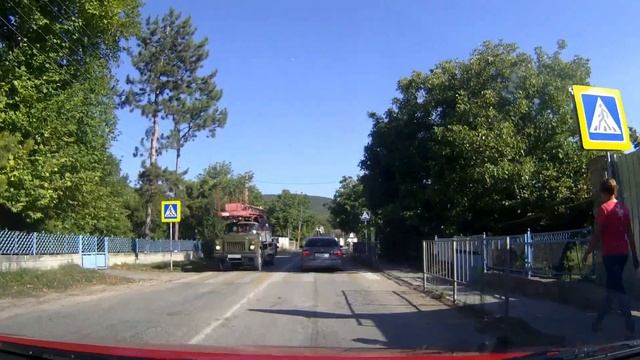 Автодорога Железнодорожное - Танковое - Аромат - Соколиное (Бахчисарайское шоссе) (Крым) смотреть онлайн