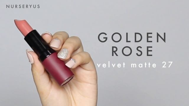 Review Swatch 15 Lip colours GOLDEN ROSE ♡ Nurseryus смотреть онлайн
