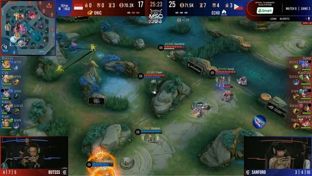 [FIL] MSC 2023 Knockout Day 3 | ECHO vs ONIC Game 3 смотреть онлайн