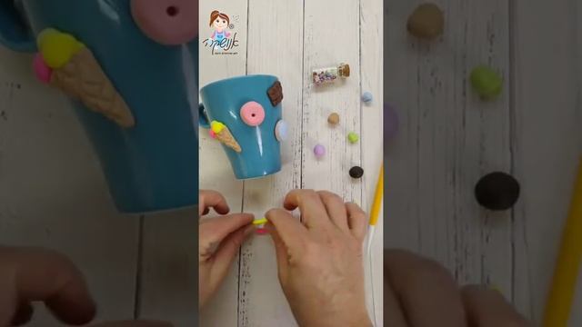 Чашка с полимерной глиной - видео-урок смотреть онлайн
