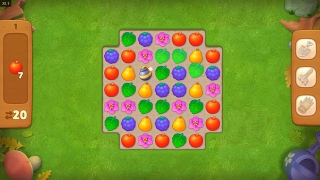 Gardenscapes | Прохождение 1 уровень | Русская озвучка
