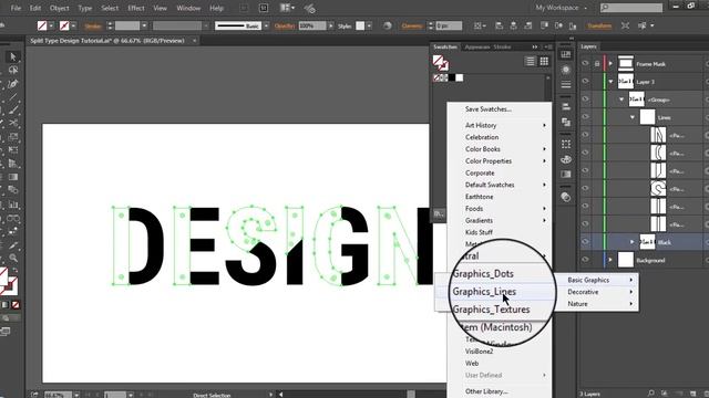 Type Design | Illustrator Text Effect Tutorial смотреть онлайн