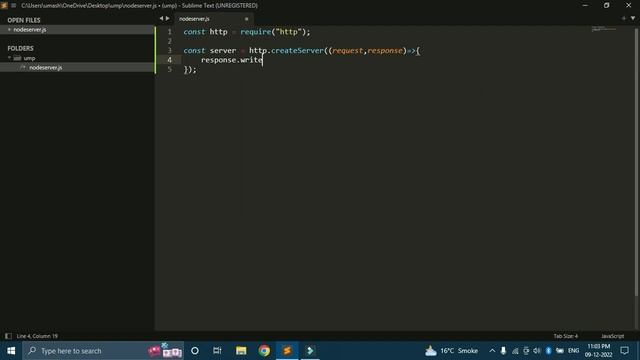 How to Create Server in core node.js || Creating server with Core node.js using http module смотреть онлайн