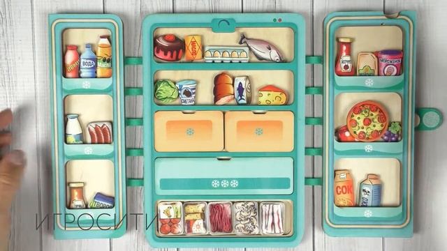 Игровой набор "Холодильник", Smile-Decor смотреть онлайн