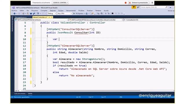 XAMARIN CON ACCESO .NET CORE API SQL AZURE смотреть онлайн