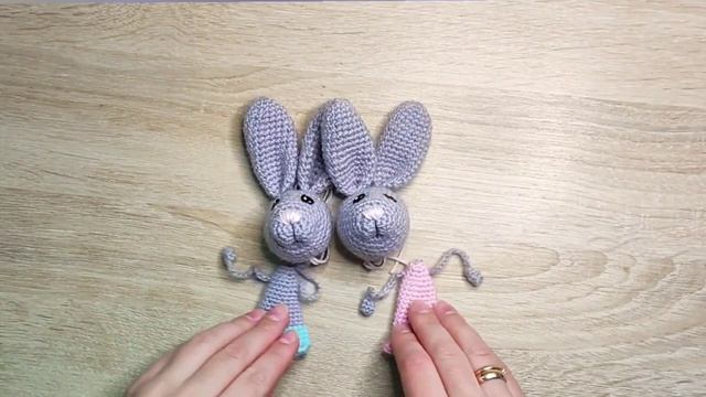 экспресс создание новогодних кроликов/ кролики крючком смотреть онлайн