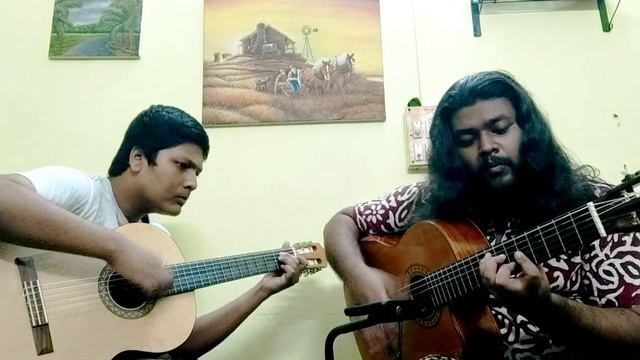 Liberté - Gipsy Kings + Rio Ancho - Paco de Lucía (cover by Sambit and Ankit) смотреть онлайн