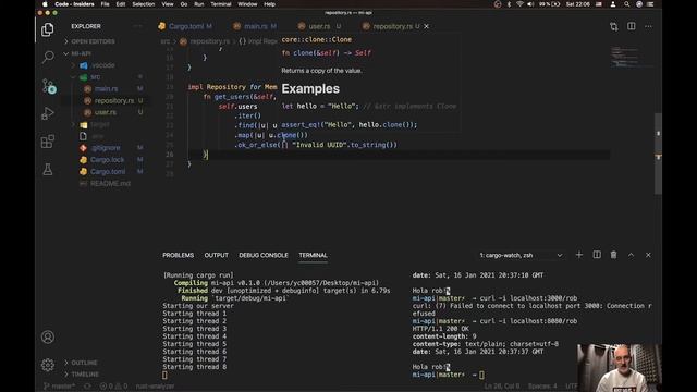 02. API REST con Actix Web | Repositorio | Sesiones prácticas смотреть онлайн