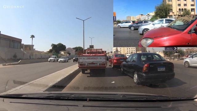 El Nozha → El Fustat, with side view - Driving in Cairo, Egypt 🇪🇬 смотреть онлайн