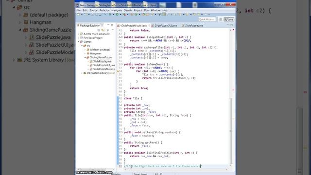 Sliding Puzzle Tutorial #4 смотреть онлайн