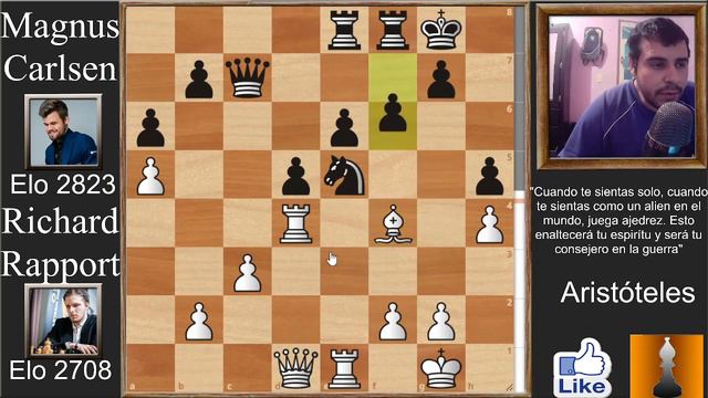 RAPPORT APLASTA A CARLSEN Richard Rapport Vs Magnus Carlsen Ronda 1 Grenke Chess Classic 2024