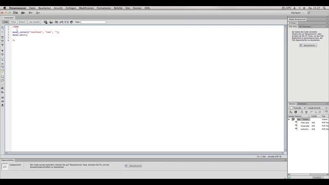 PHP / MySQL Basics - Auslesen und Ausgeben смотреть онлайн