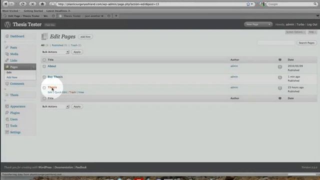 Thesis Theme 301 Redirect Feature смотреть онлайн