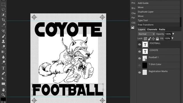 4 Color Outline T-Shirt 1: Setting Up - Photopea Tutorial смотреть онлайн