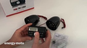 Мото магнитола МП3-плеером и сигнализацией