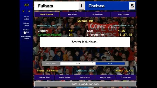 Championship Manager 01/02 - Chelsea - S5 - cm0102 смотреть онлайн