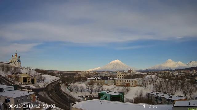 08.12.2019. Петропавловск-Камчатский, 4-й км. День за минуту.