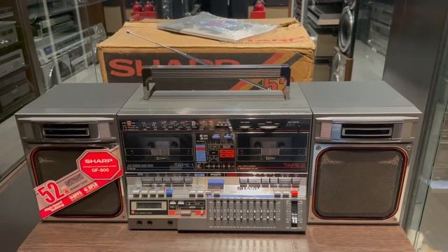 vintagemoscow магнитола sharp gf 800 time ,идеал, как новый смотреть онлайн
