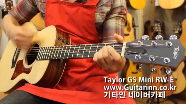 Taylor GS mini Rosewood ES-T PICKUP Sound смотреть онлайн