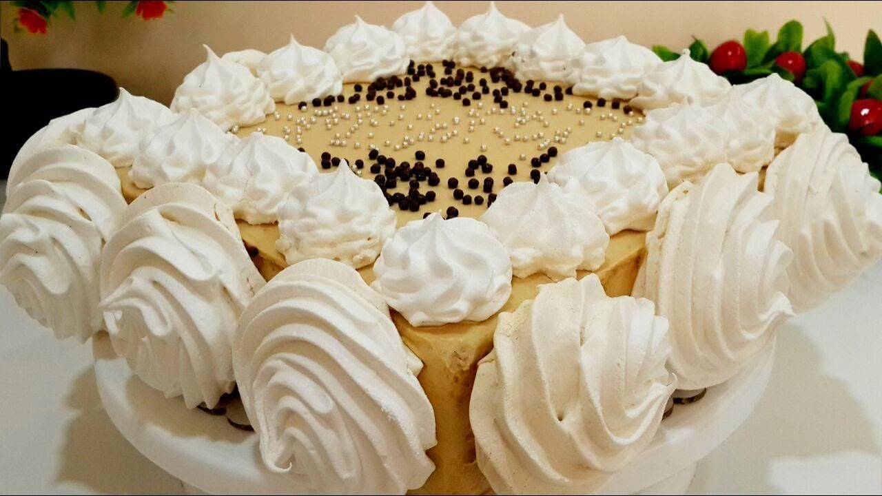 Хоть На Праздник , Хоть на Каждый День! Очень Вкусный ТОРТ с Безе_.mp4 смотреть онлайн